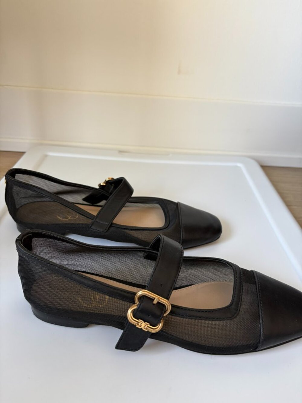 Sam Edelman Miranda Mary Jane Mesh Ballet Flats - Picture 4 of 8